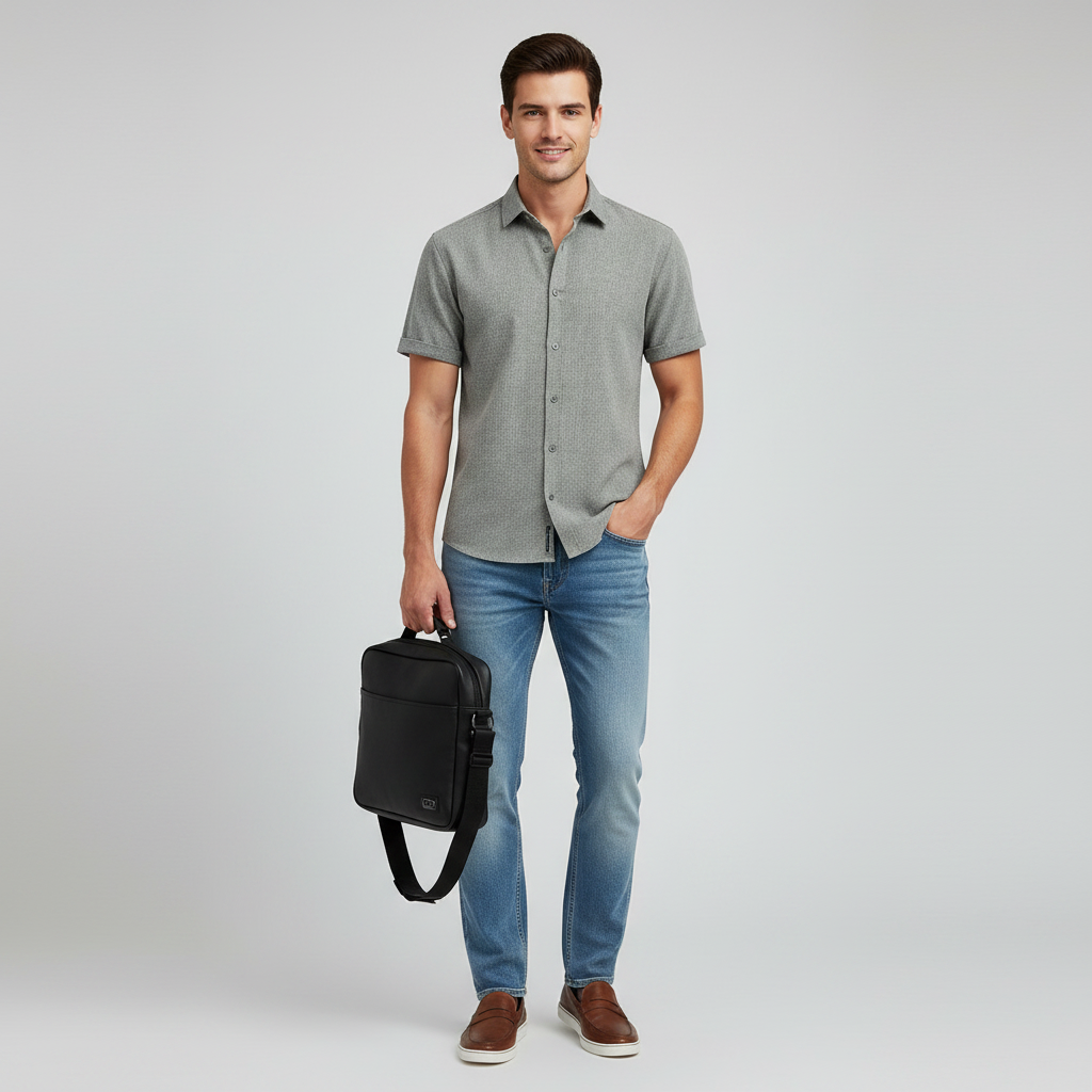 Men's Casual Summer Shirt | Stylish Short Sleeve T-Shirt