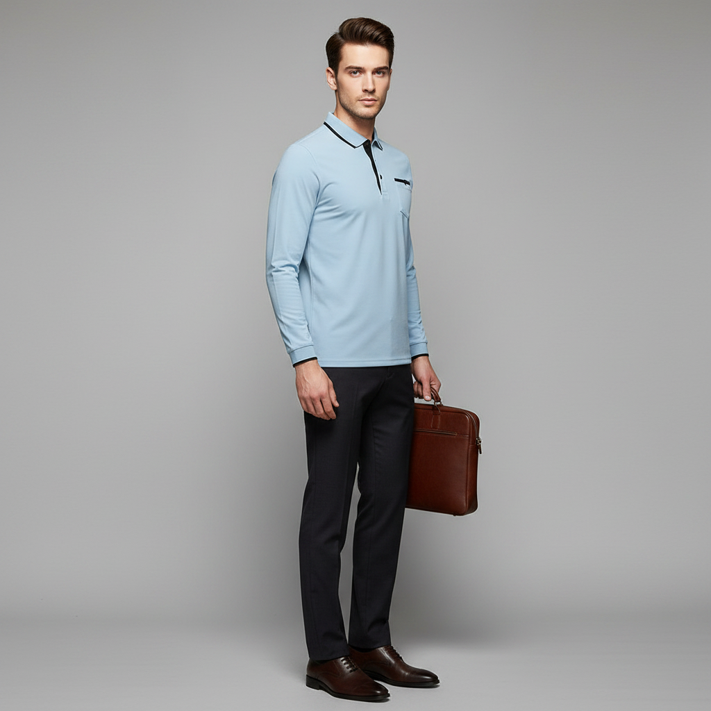 Men's Elegant Polo Shirt | Classic Fit Casual Wear
