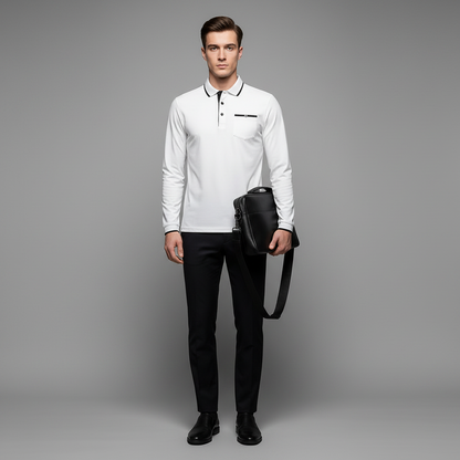 Men's Elegant Polo Shirt | Classic Fit Casual Wear