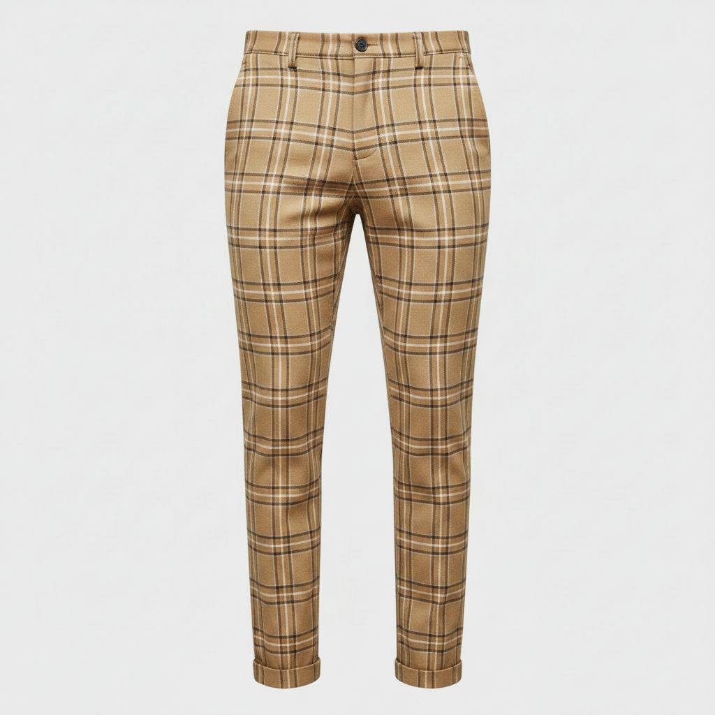 Sasha Checked Chino Pants | Men's Pants