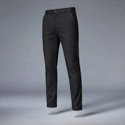 Saul | Men's Slim Fit Trousers in Stretch Fabric