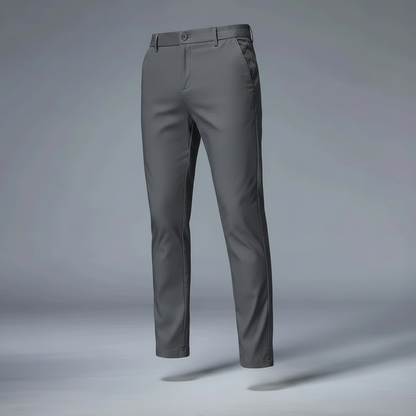 Saul | Men's Slim Fit Trousers in Stretch Fabric