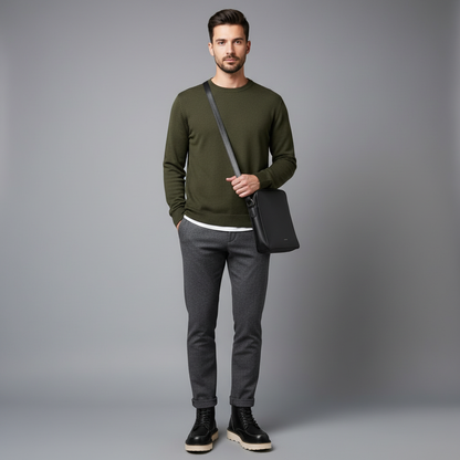 Uriel | Men's Ankle Boots with Padded Collar and Insole