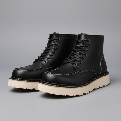 Uriel | Men's Ankle Boots with Padded Collar and Insole